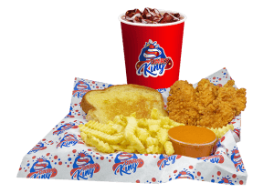 Fresh crispy chicken meal from Dairy King